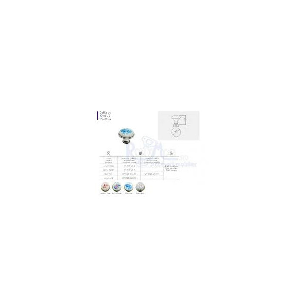 K62 BUTON GP-0728-J4-R PORTELAN FLOARE ROZ
