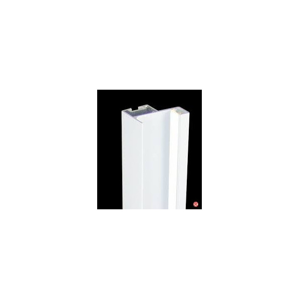 Profil vertical Gola tip L, finisaj Alb, Lungime 3 m (Cod: 4470)
