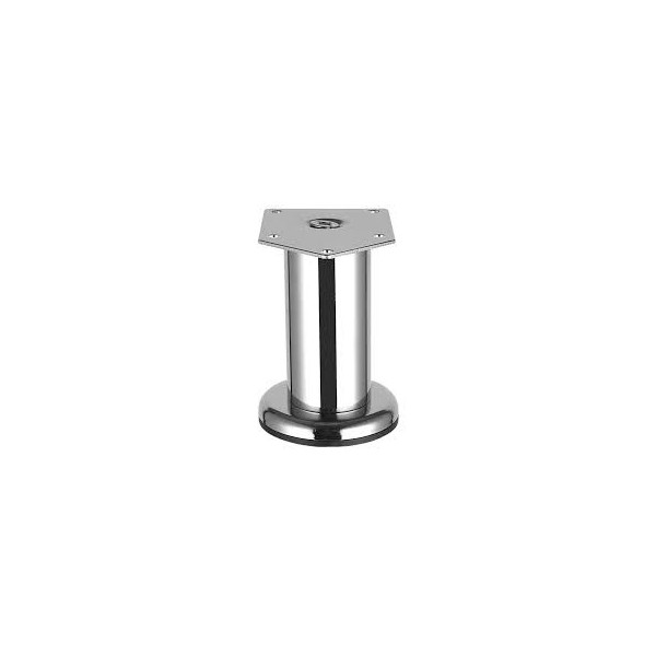 Picior mobila D42mm, H80mm, crom