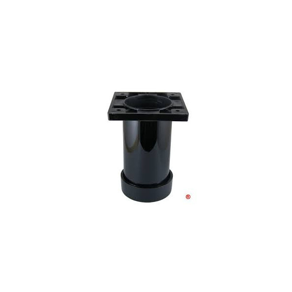 Picior mobila D50H80mm, negru sidef