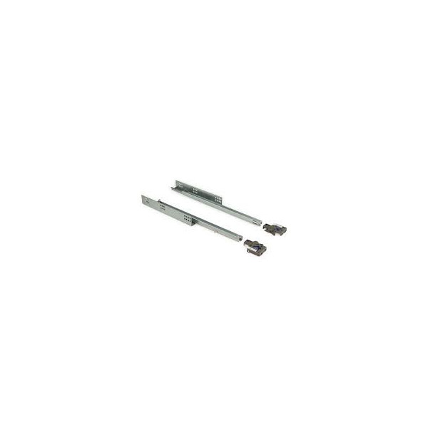 Set laterale sertar metalic DTC Extracție Totală cu Amortizor, 450 mm, Culoare Gri