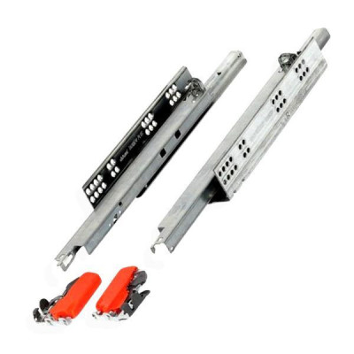 Sistem glisare Tandem Blum, extensie partiala, cu amortizare, 500mm/set