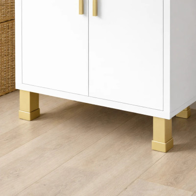 Picior mobilier reglabil, 40X40, H100mm, auriu (deco)