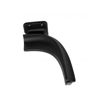 Picior Cruz, negru mat, H120mm