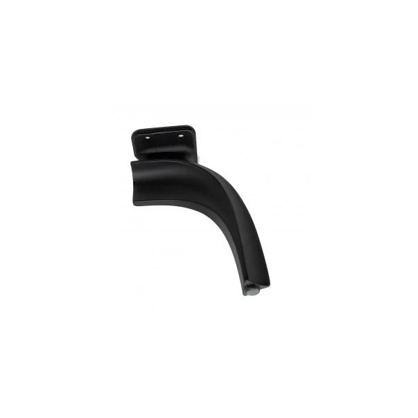 Picior Cruz, negru mat, H120mm
