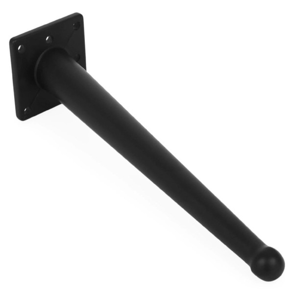 Picior mobila Bone, H 140mm, negru mat