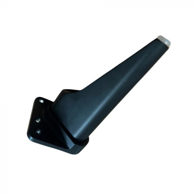Picior mobilier Forza H140mm, negru mat