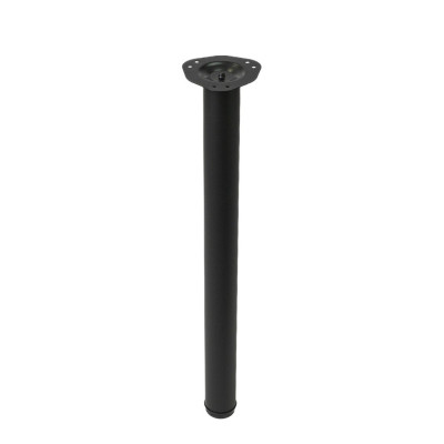 Picior mobila H 710mm, negru eco