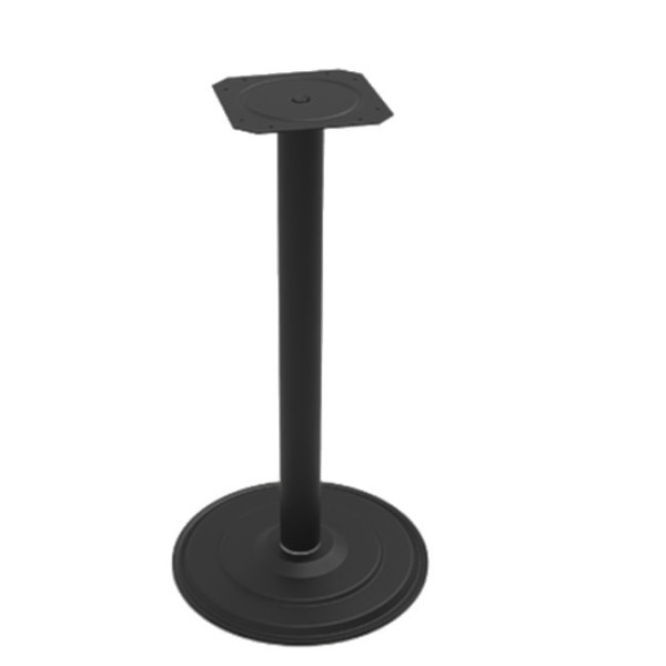 Picior mobila contral, H 710mm, negru Kapsan