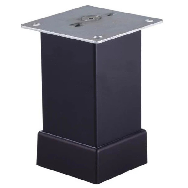 Picior mobilier 40X40mm, H 150mm, negru