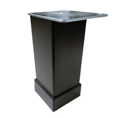 Picior mobilier 40X40mm, H 120mm, negru