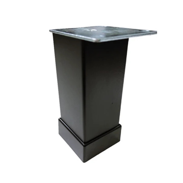 Picior mobilier 40X40mm, H 120mm, negru