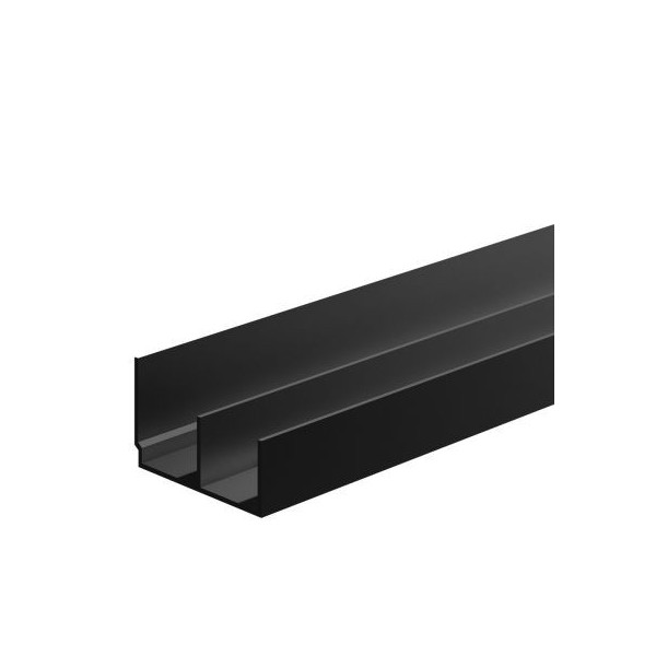 Șina superioară pentru sistemul KLS 85H, negru, 4m