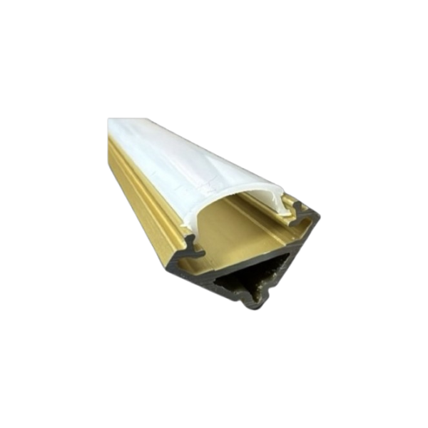 Profil TRI-LINE mini, de colt, auriu, 3m