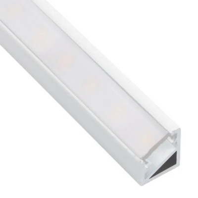 Profil TRI-LINE, mini, de colt, alb 3m