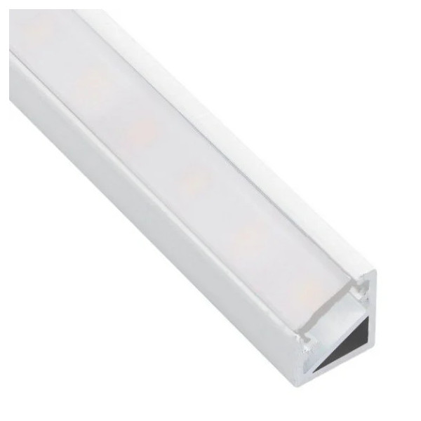 Profil TRI-LINE, mini, de colt, alb 3m