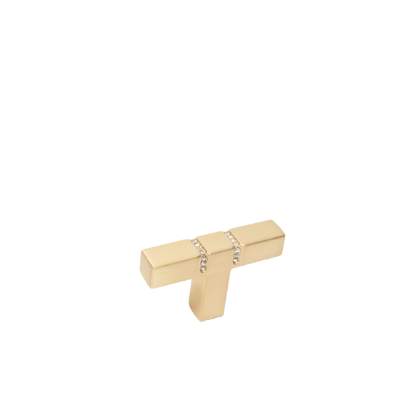 Buton mobilier LAMER, finisaj Auriu (ELECTRA)