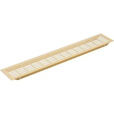 Grilă de aerisire mobilier 80x480 mm, finisaj Auriu Deco