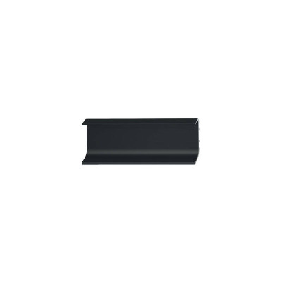 Profil mâner orizontal Gola tip C, Negru Mat, 3m (Cod: 137.37.218)