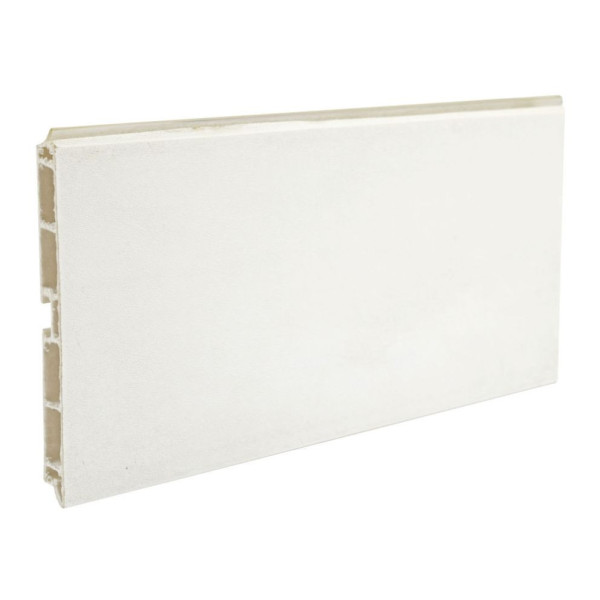 Plintă din PVC, Alb Mat, Lungime 4 m