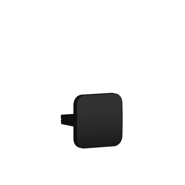 Buton Mobilier "Flow Beta" – 32 mm, Negru