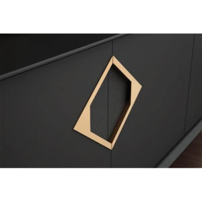 Mâner Mobilier Roza – 64 mm / 160 mm, Alamă