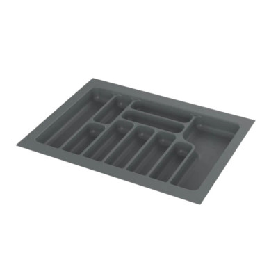 Suport Tacâmuri Premium pentru Sertar, Lățime 700 mm,  Gri