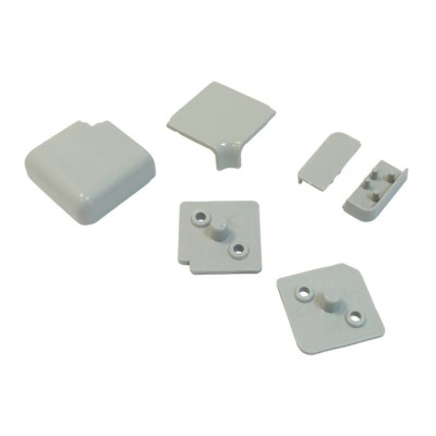 Set Accesorii pentru Sistem Orizontal (Rectangular), Aluminiu (Cod 97525)