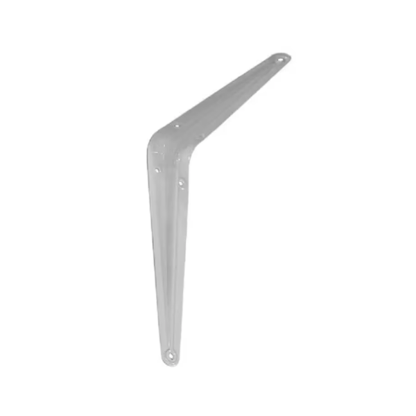 Consolă de Susținere tip L, 145 x 240 mm, Albă (ABS)