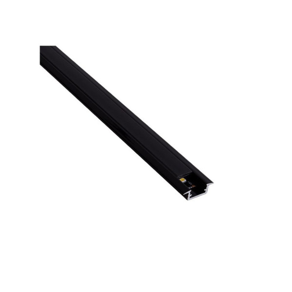 Profil Aluminiu Line Mini, Finisaj Negru Mat, 3 m