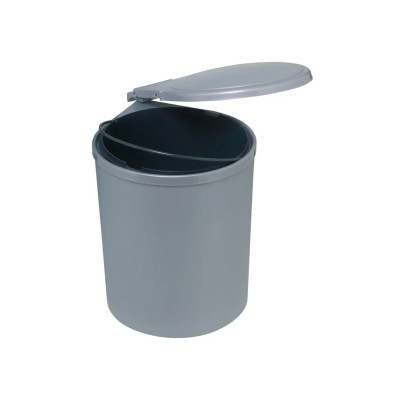 Coș de Gunoi Pivotant, 13 Litri, Finisaj Gri – Cod 503.26.023