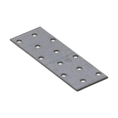 Placă perforată de îmbinare 100 x 40 x 2.0 mm, Oțel zincat
