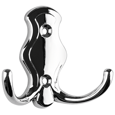 Cuier de perete Penta mic, Finisaj Crom