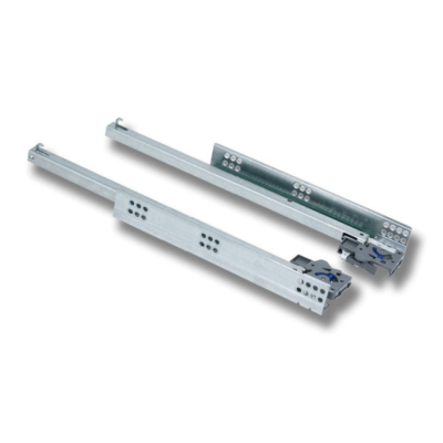 Set glisiere sertar DTC Extracție Parțială cu Amortizor, Lungime 400 mm