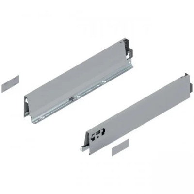 Set laterale sertar Blum Tandembox Antaro – Înălțime M, Lungime 500 mm, Gri