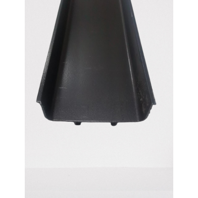Profil Gola Tip C pentru mobilier – 4 metri, Negru Mat