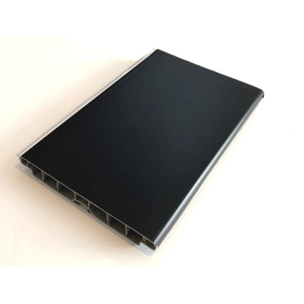 Plintă PVC pentru mascare picioare bucătărie H120 – Lungime 4m, Negru Mat