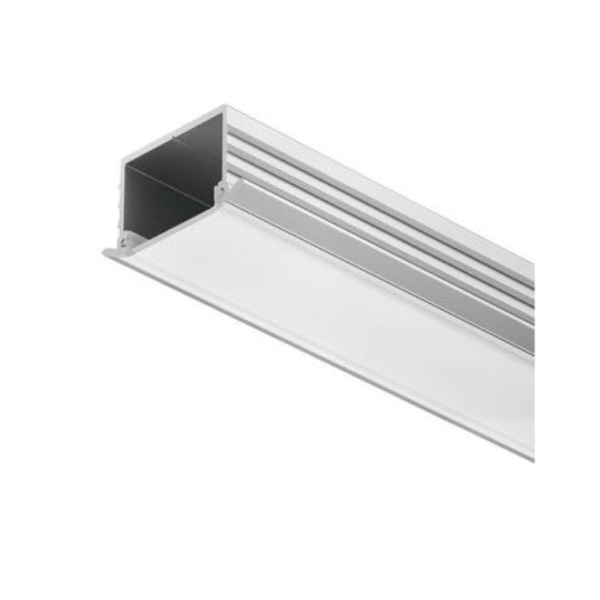 Profil aluminiu pentru bandă LED Häfele – 2.5 metri, Cod 833.72.984