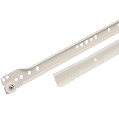 Glisieră metalică pentru sertar FGV – Alb, 400 mm
