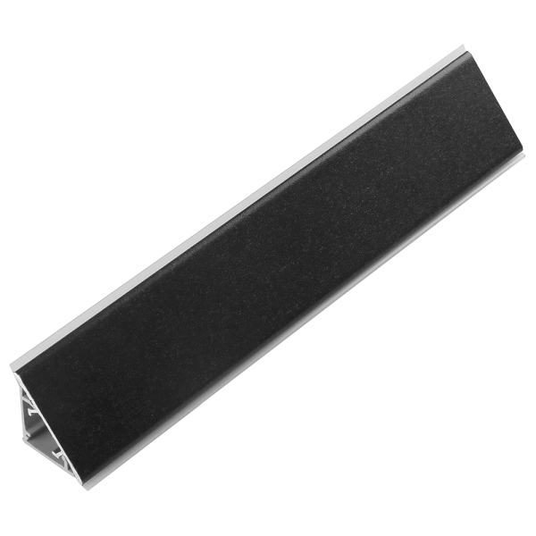 Înălțator din aluminiu pentru blat / mobilier – Negru, Lungime 4 metri